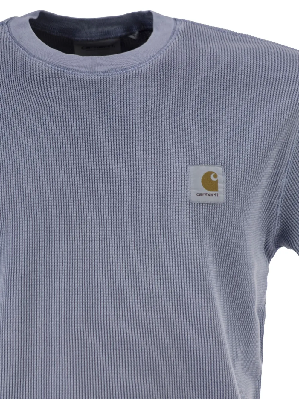 Carhartt WIP Nelson Waffle T-shirt Blauw