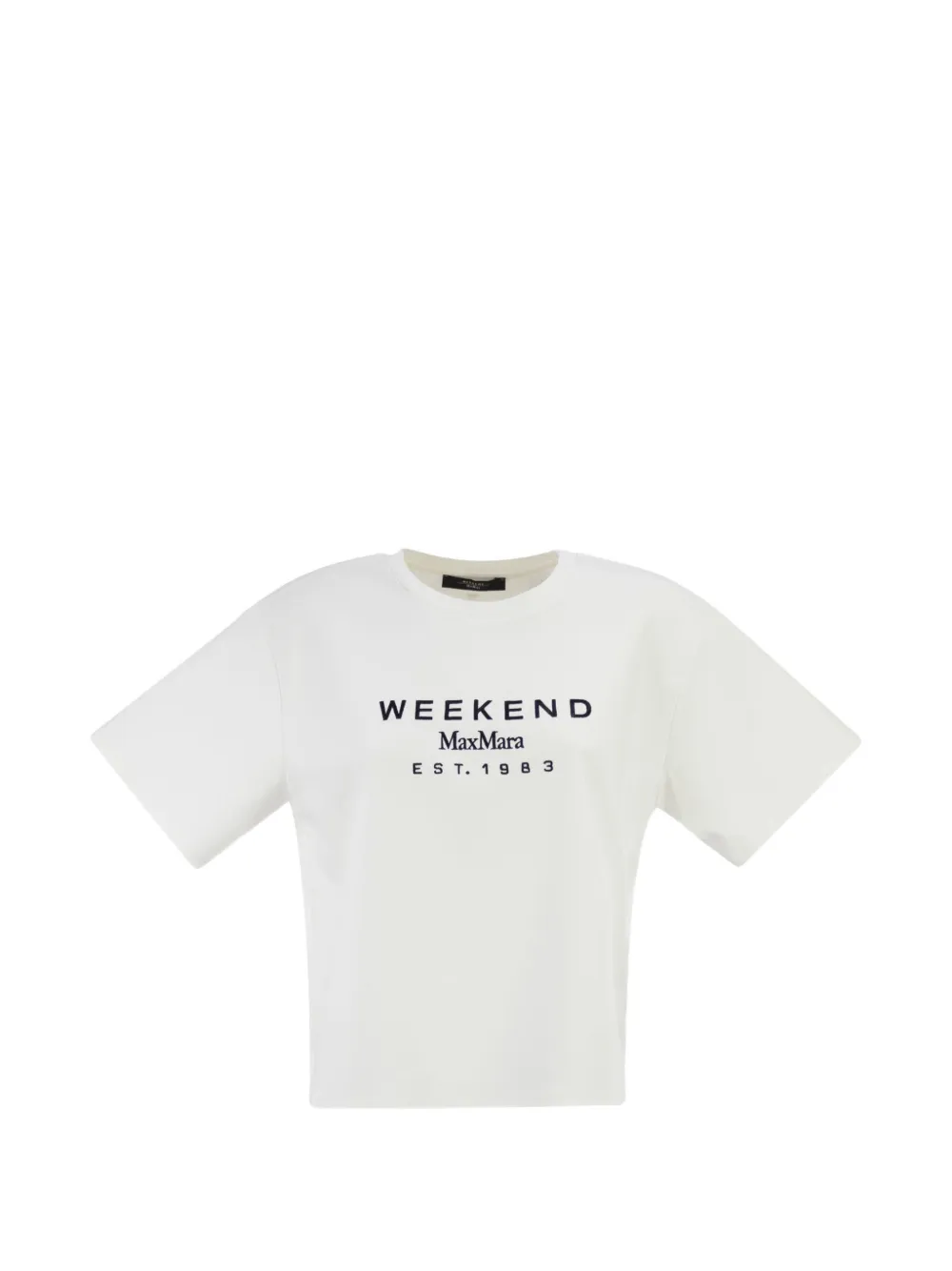 Weekend Max Mara crew-neck T-shirt - Bianco