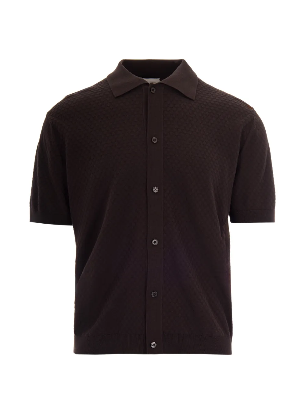 Paolo Pecora buttoned polo shirt - Marrone