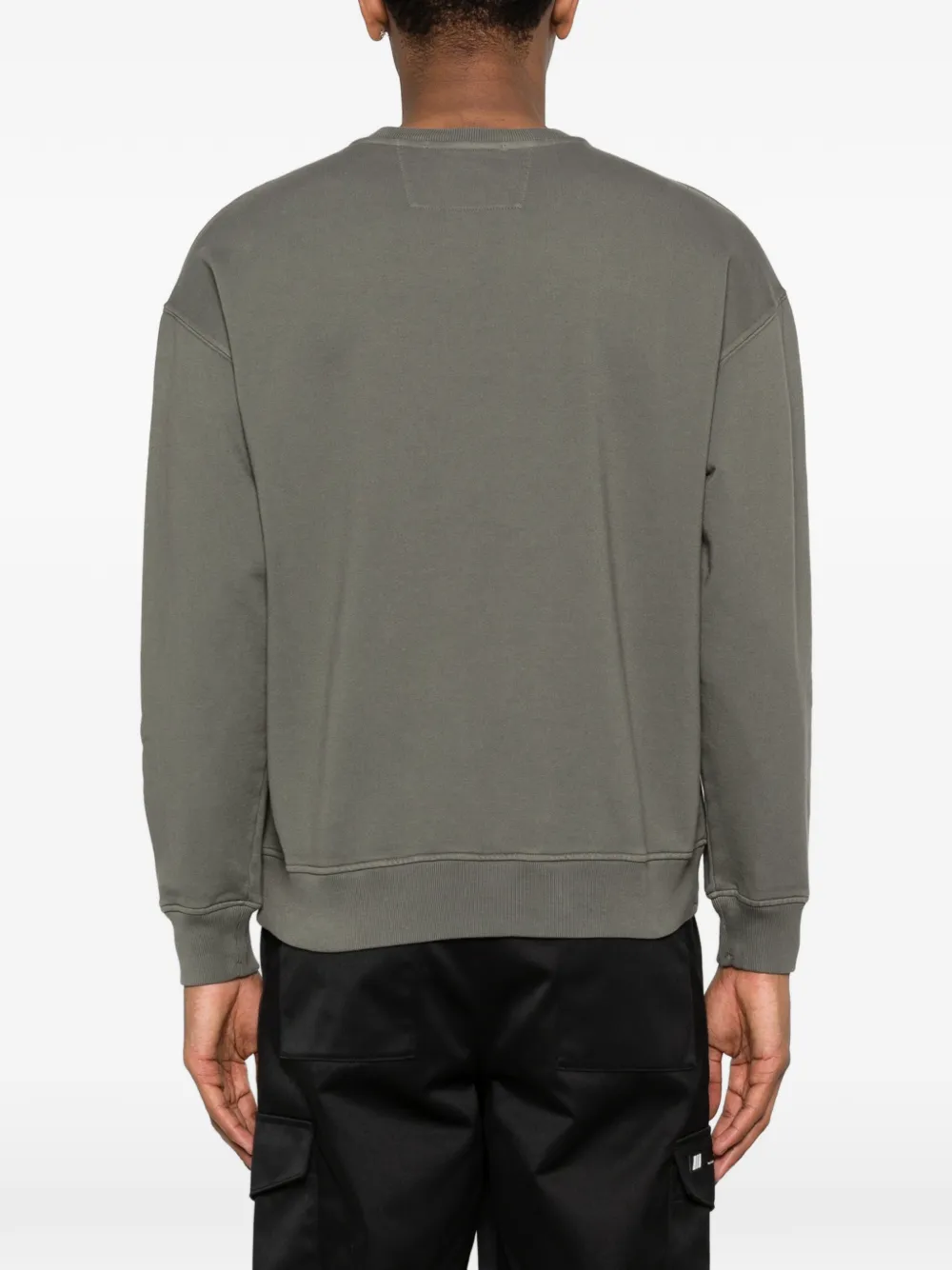 C.P. Company Sweater met geborduurd logo Groen