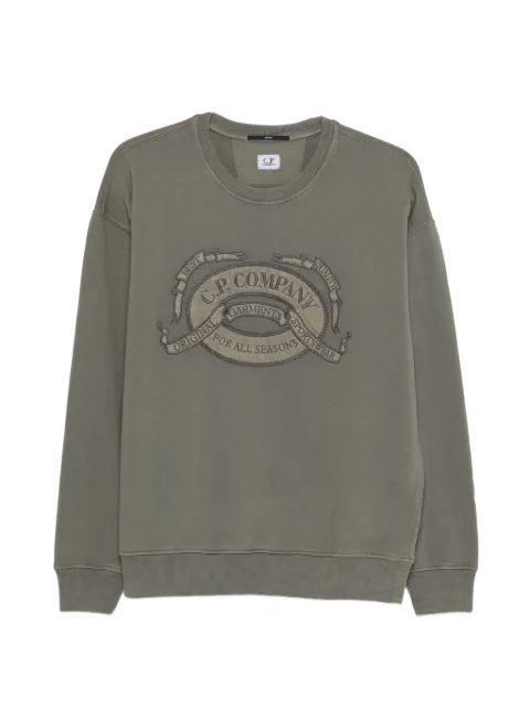C.P. Company sudadera con logo bordado