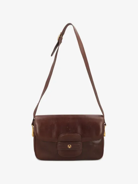 Vintage leather crossbody bag