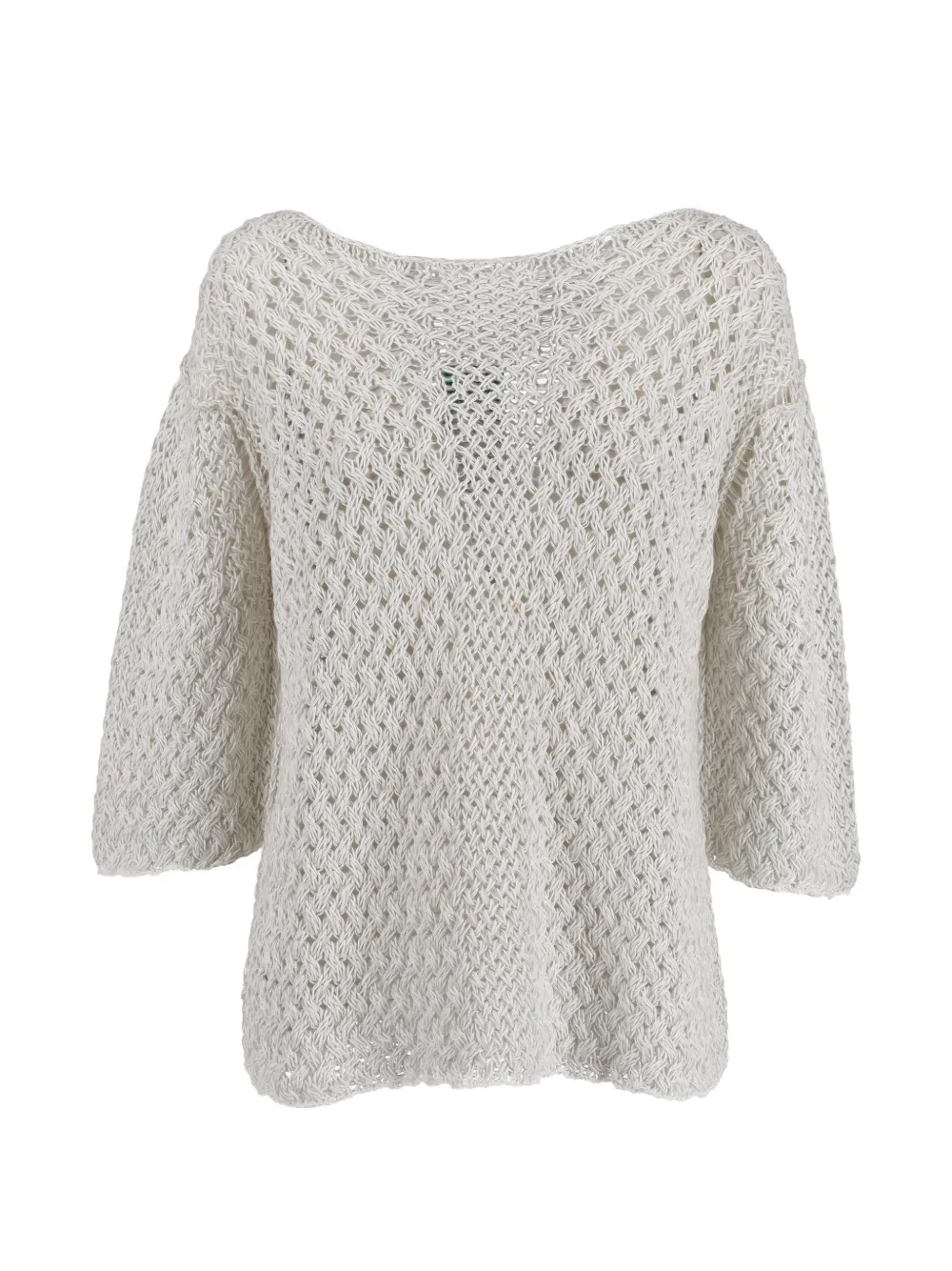 Vintage crochet sweater - Bianco
