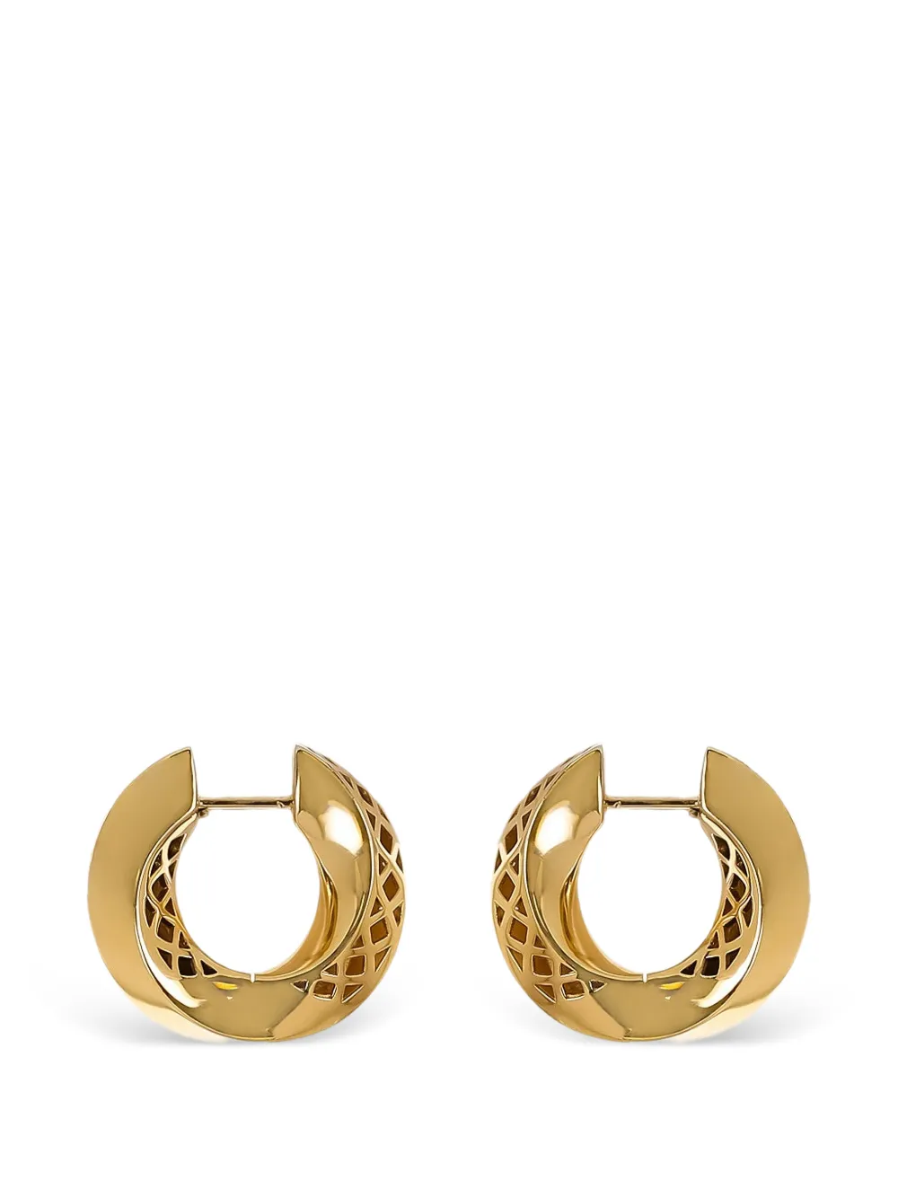 Engelbert big Aurea Spira earrings - Oro