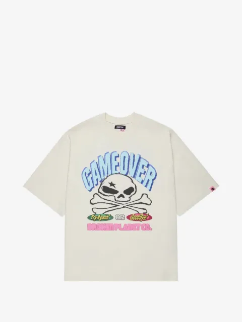 BROKEN PLANET Game Over graphic T-shirt