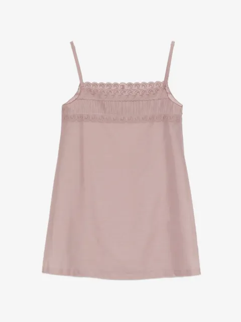 Low Classic scalloped lace mini dress