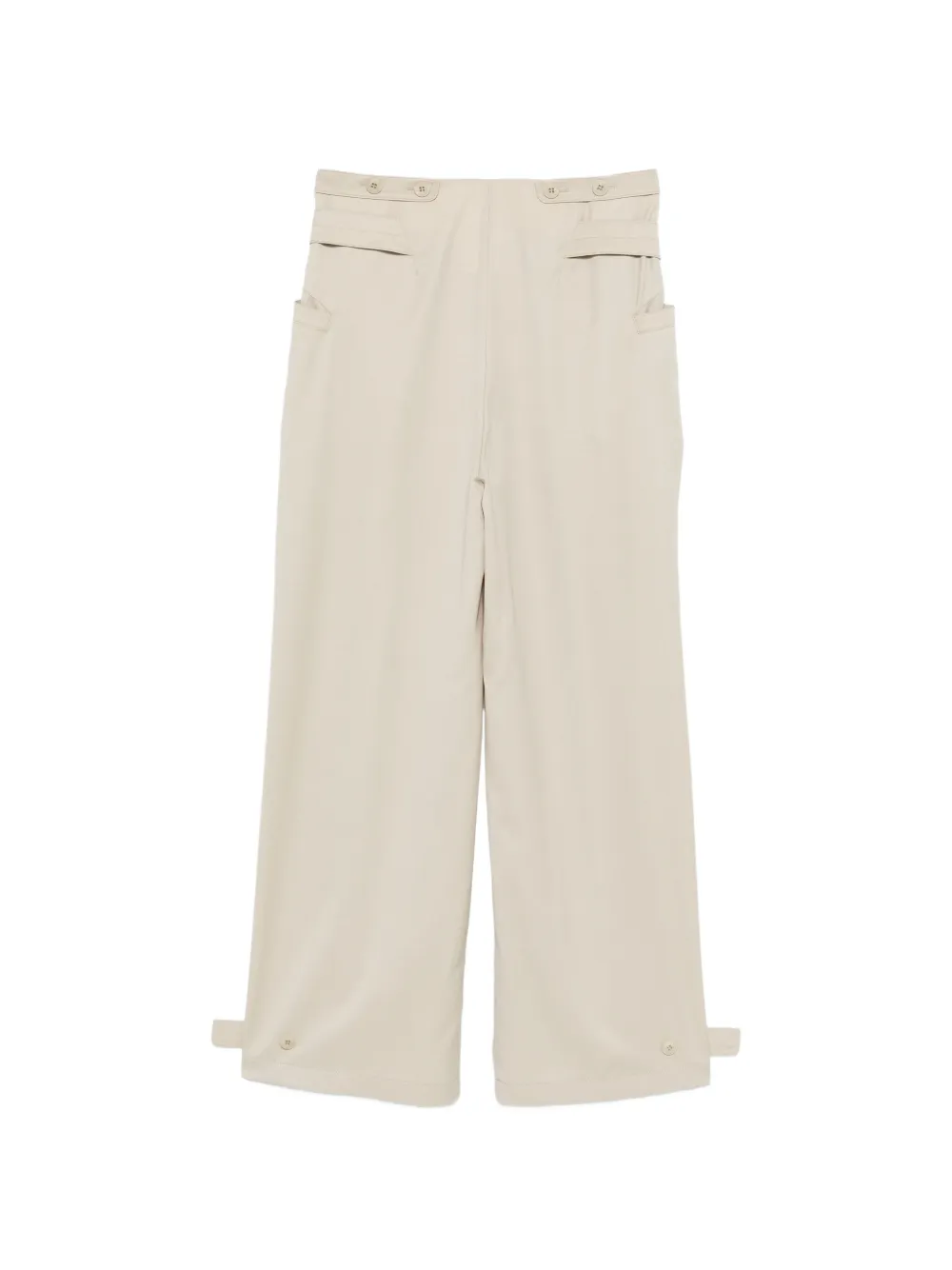  Low Classic Buckle Belt Trousers - Neutrals 