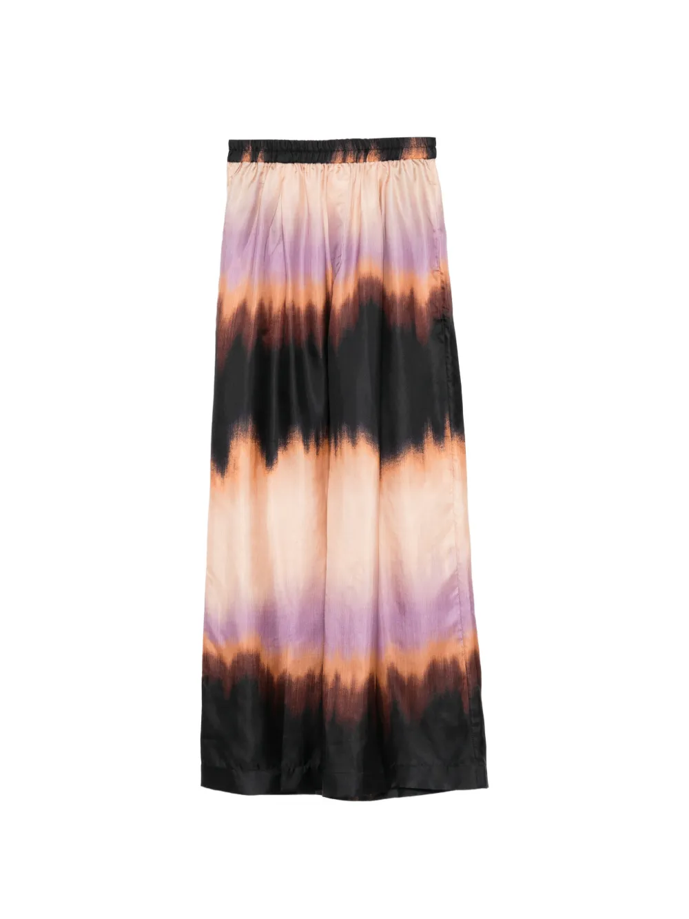 Biyan tie-dye palazzo pants - Nero