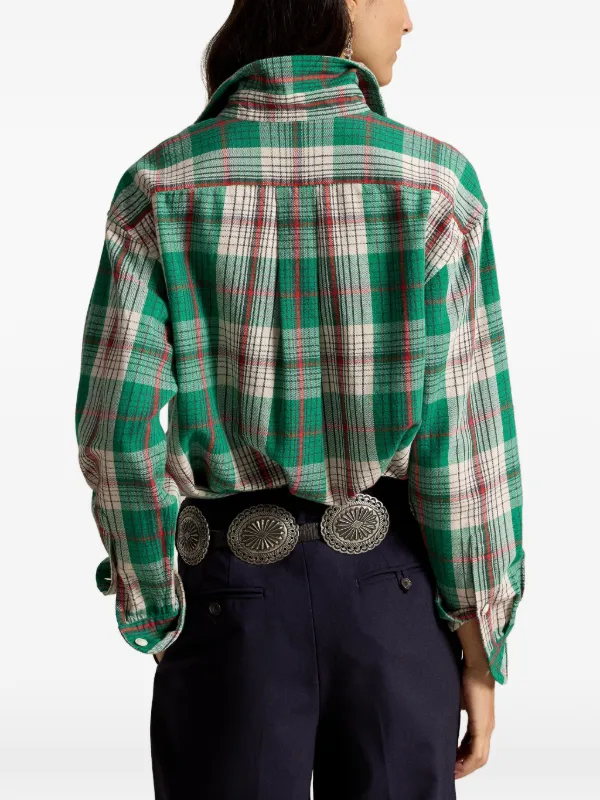 Polo Ralph Lauren チェック シャツ | グリーン | FARFETCH JP