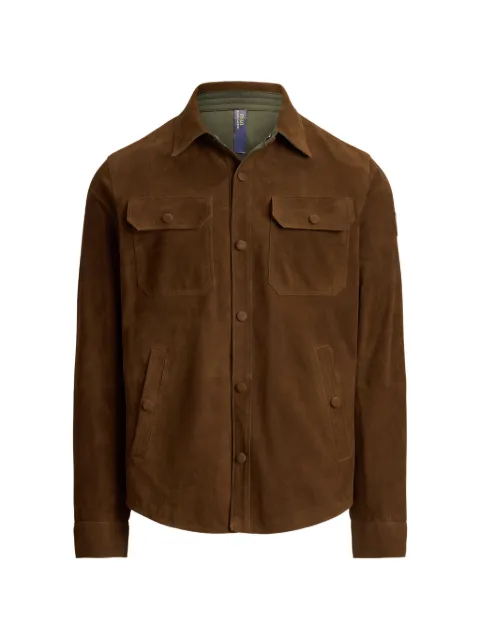 Polo Ralph Lauren reversible suede-taffeta jacket