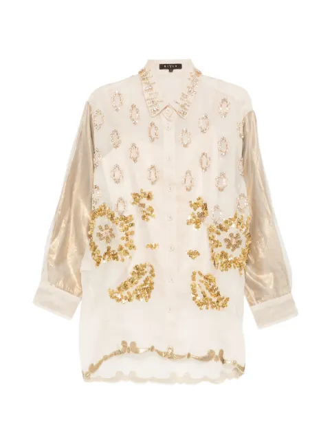 Biyan sequin-embellished shirt