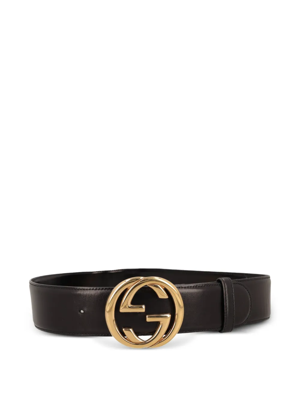 Gucci Pre-Owned logo-buckle belt - Nero