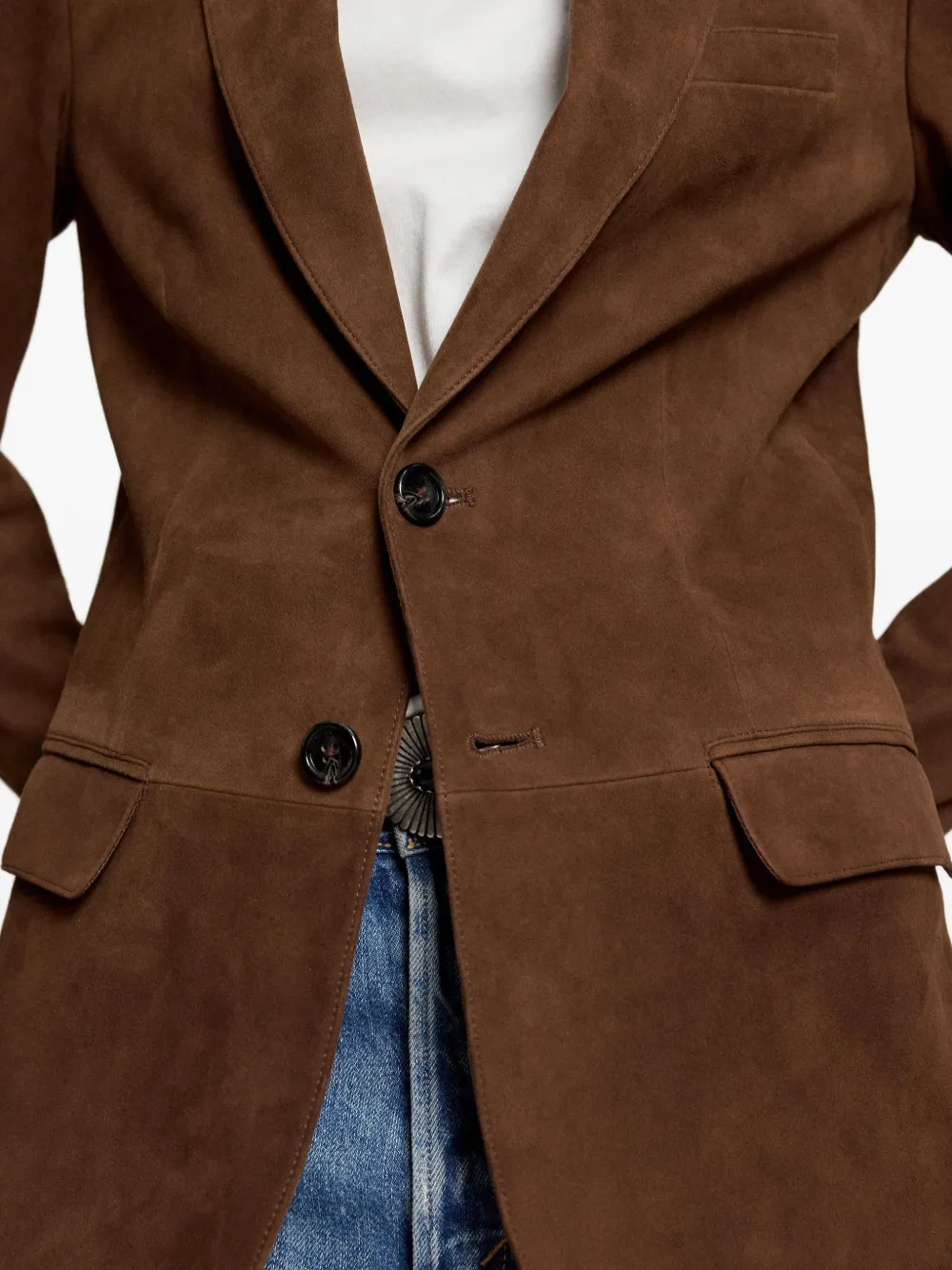 Polo Ralph Lauren Blazer met enkele rij knopen Bruin