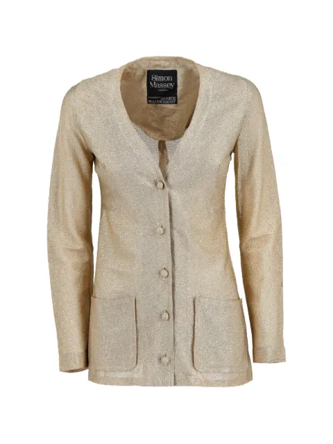 Vintage V-neck buttoned cardigan