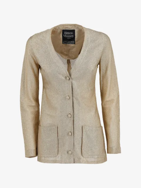 Vintage V-neck buttoned cardigan