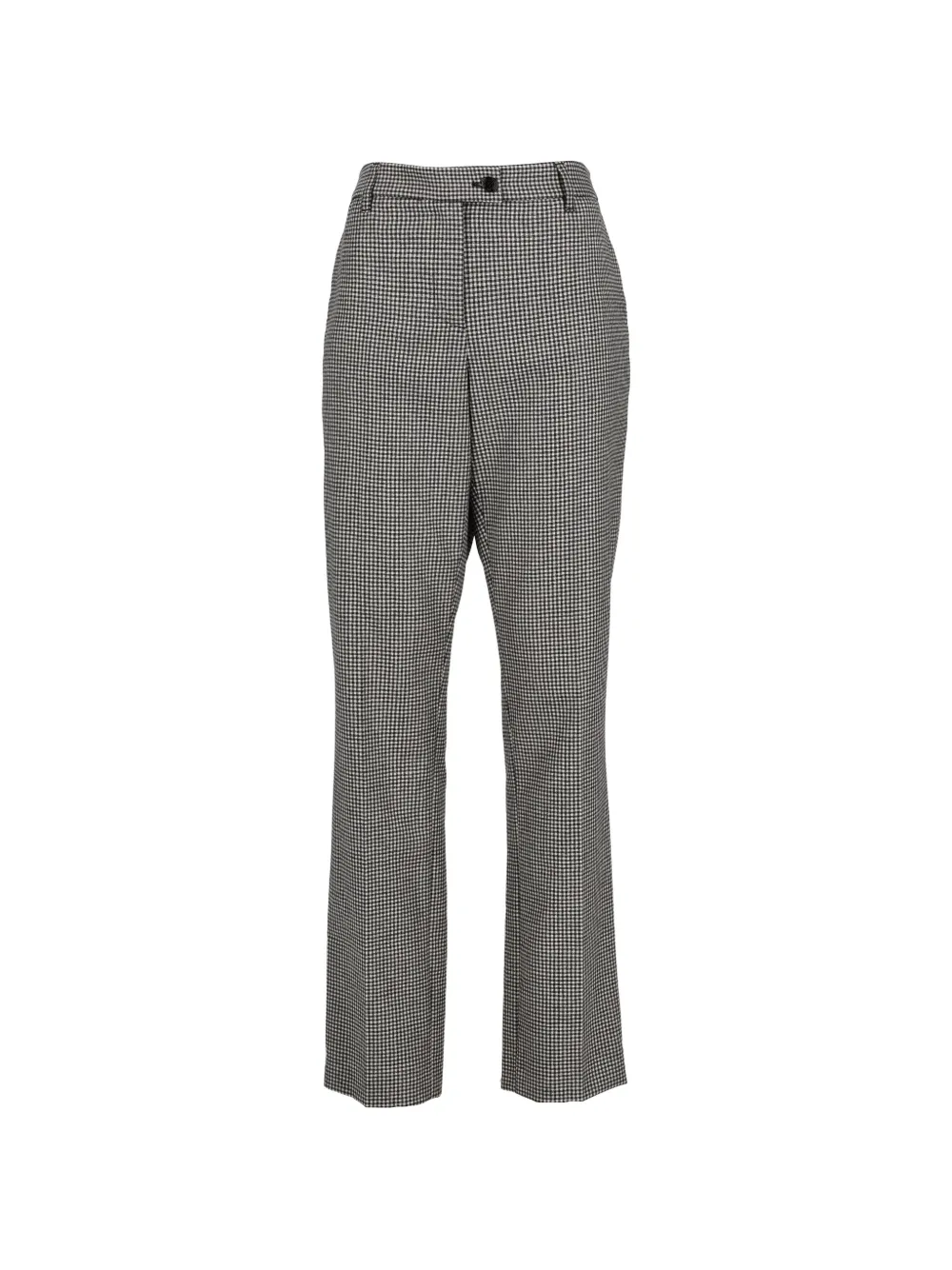 Moschino Pre-Owned Pantaloni in pied-de-poule - Nero