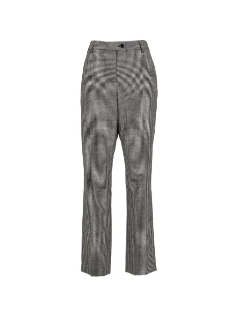 Moschino Pre-Owned houndstooth-pattern trousers