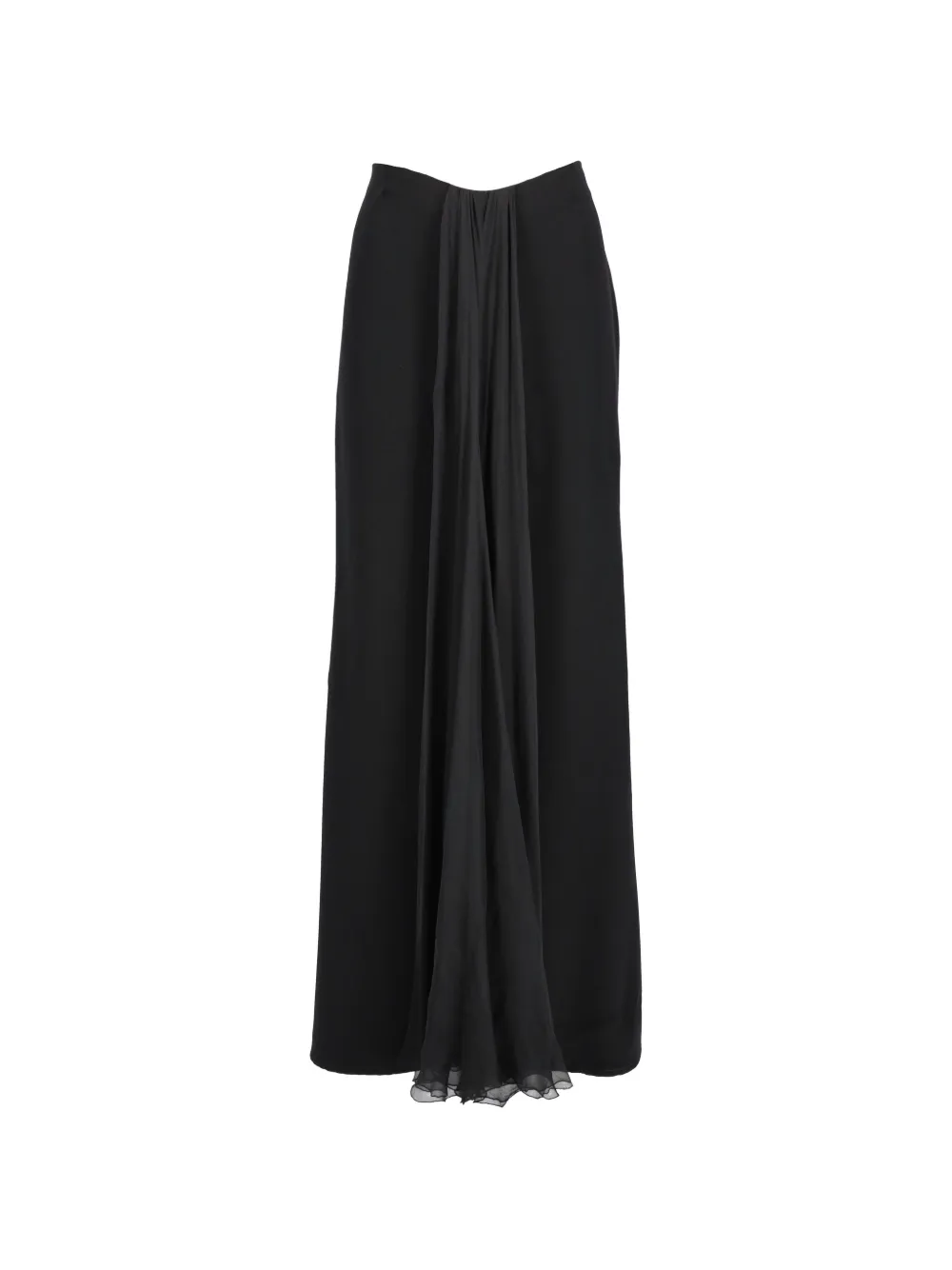 Gianfranco Ferré Pre-Owned vintage drape skirt - Nero