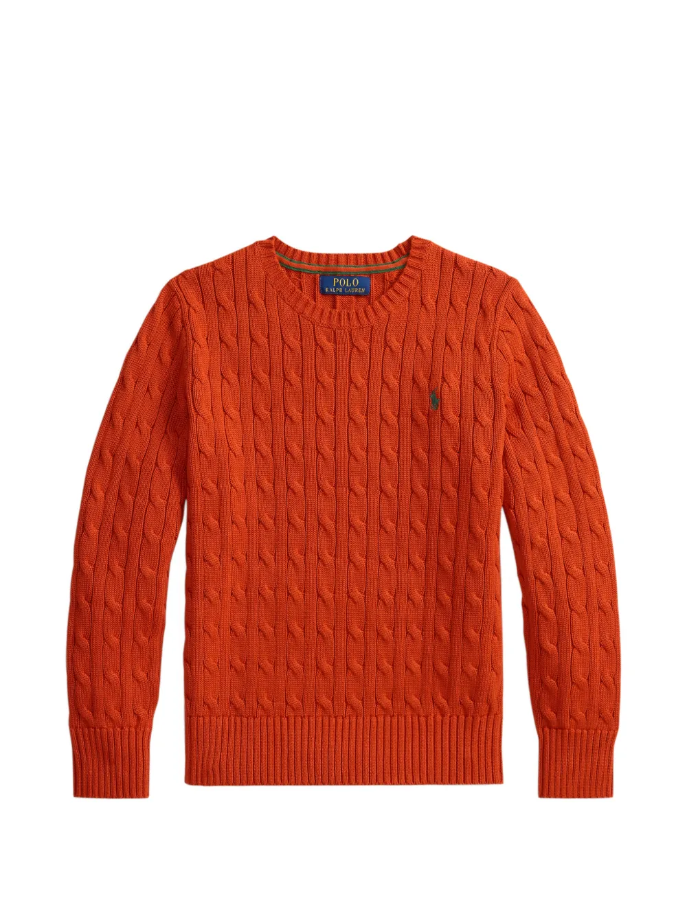 POLO RALPH LAUREN KIDS Maglione in cotone - Arancione