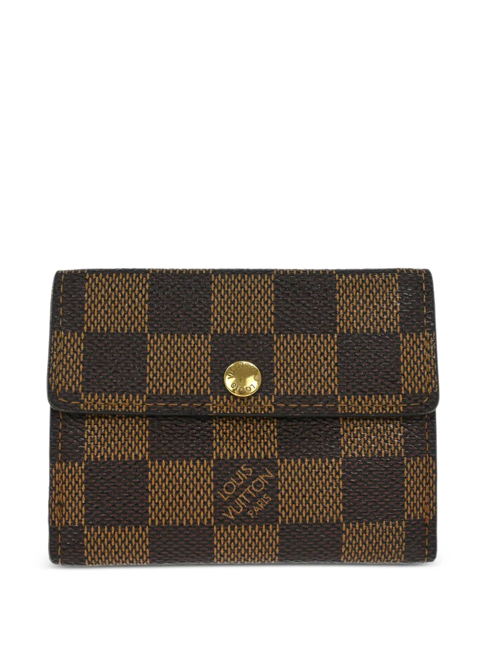 Louis Vuitton Pre-Owned 2006 Damier Ebène wallet - Braun