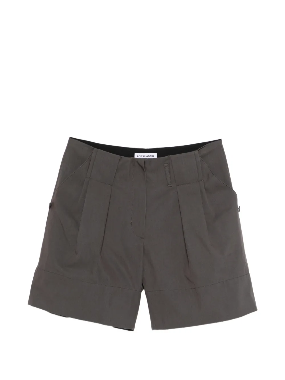 Low Classic pleated shorts - Grigio