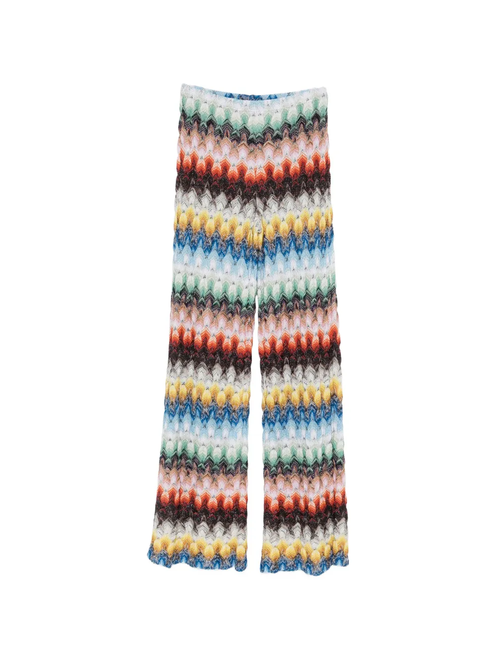 Missoni zigzag-knit palazzo pants - Arancione