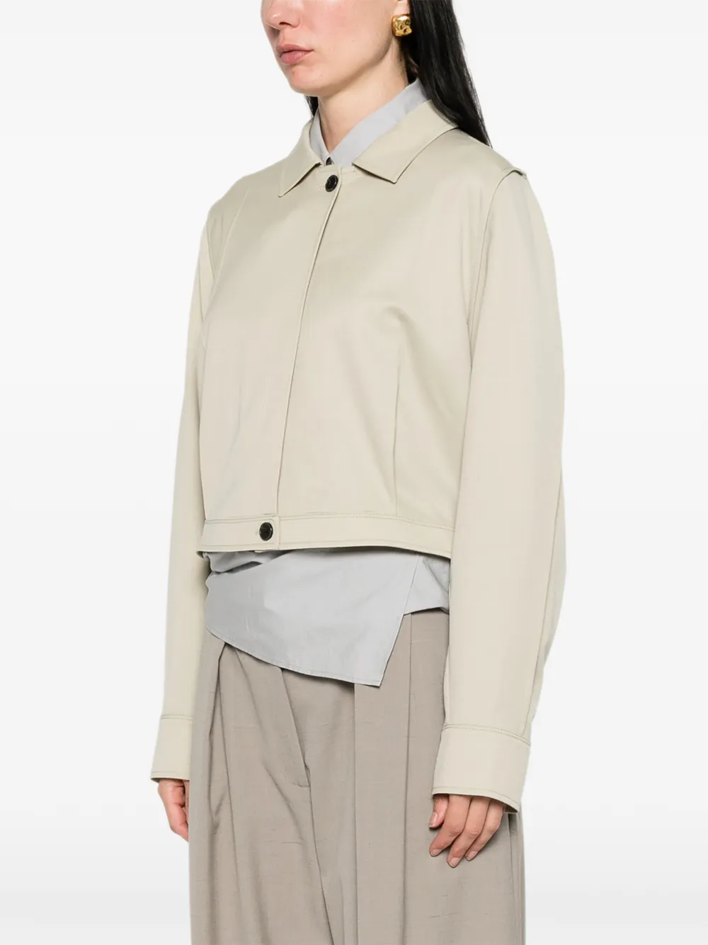  Low Classic Buttoned Jacket - Neutrals 