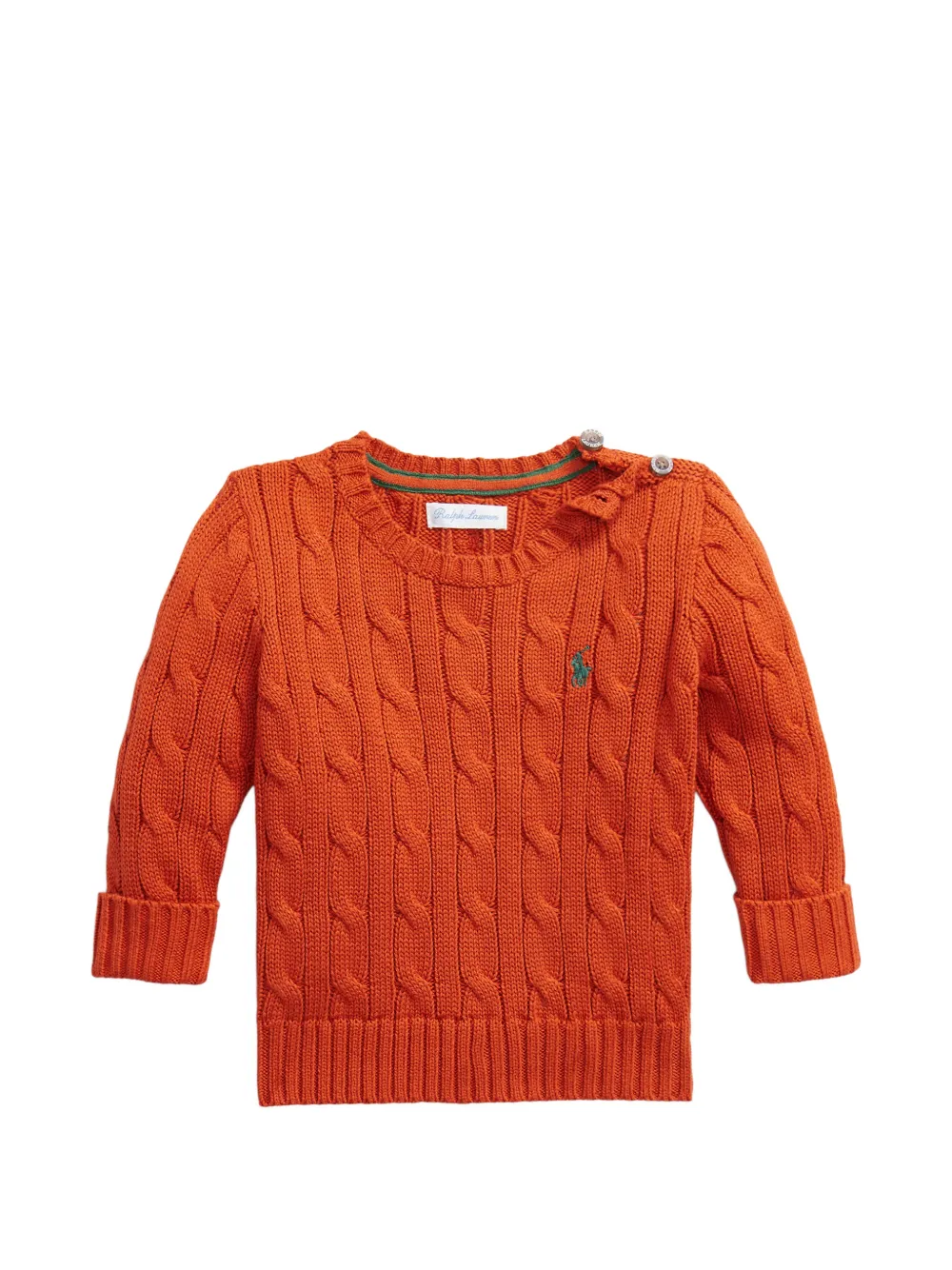 POLO RALPH LAUREN KIDS Maglione in cotone - Arancione