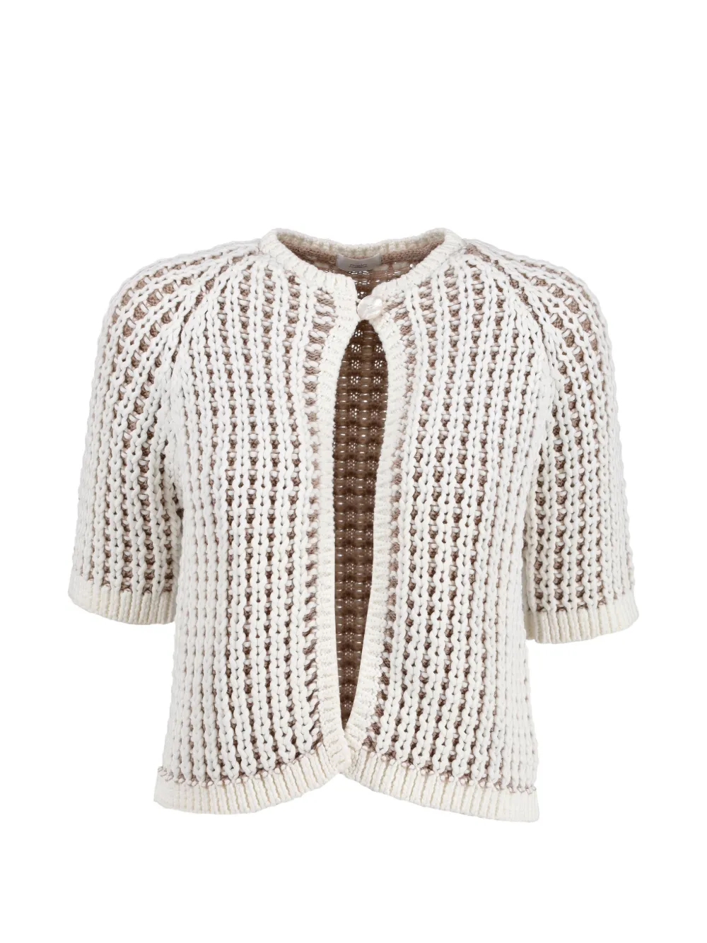 Malo knitted cardigan - Bianco