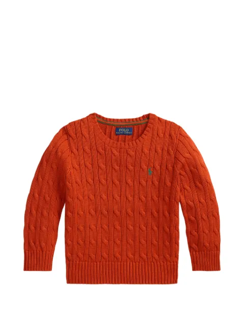 POLO RALPH LAUREN KIDS cotton cable-knit