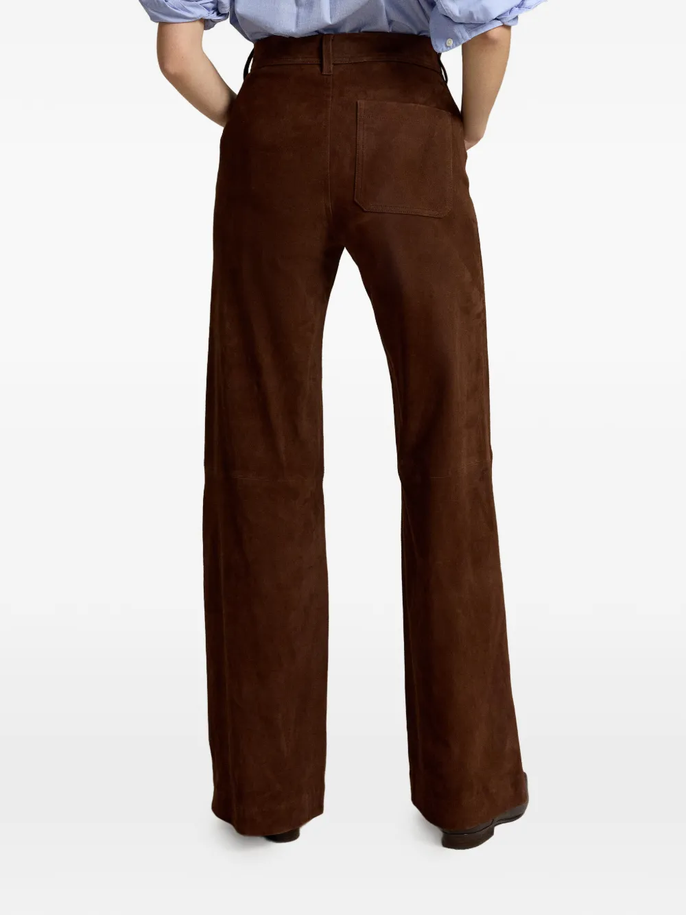 Polo Ralph Lauren Beaton suède broek Bruin