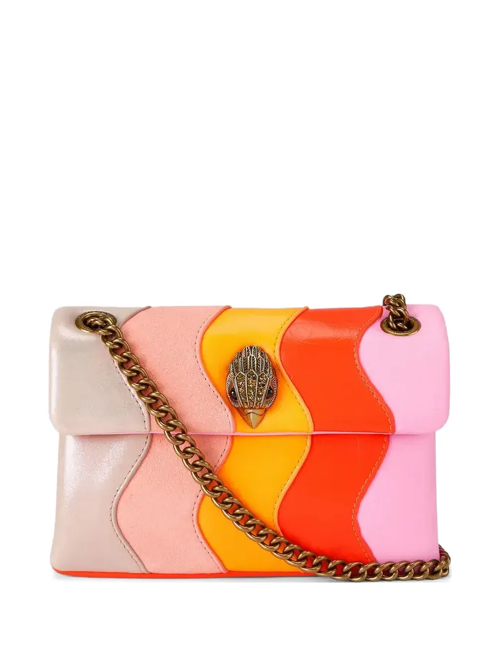 Kurt Geiger London mini Kensington wavy embellishment mini bag - Rosa