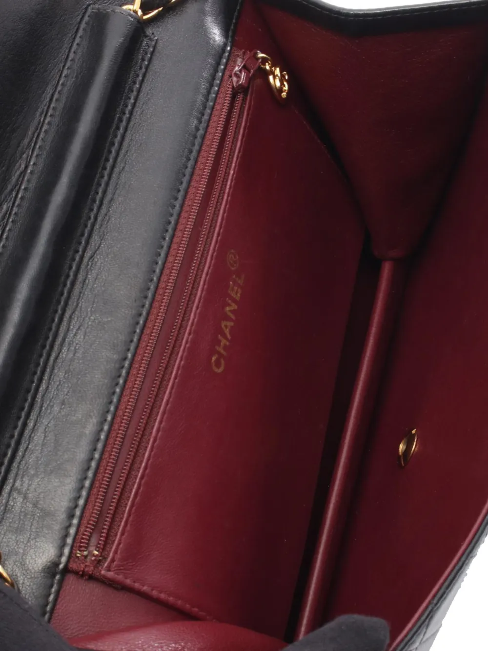 1996-1997 Cc Quilted Lambskin Flap Bag Shoulder Bag