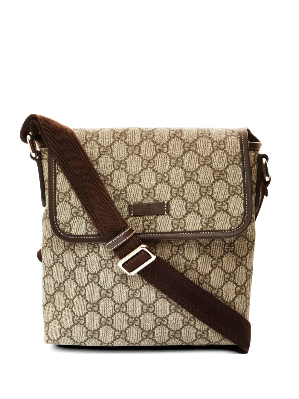 Gucci Pre-Owned 2000-2025 GG-Supreme-pattern shoulder bag - Toni neutri