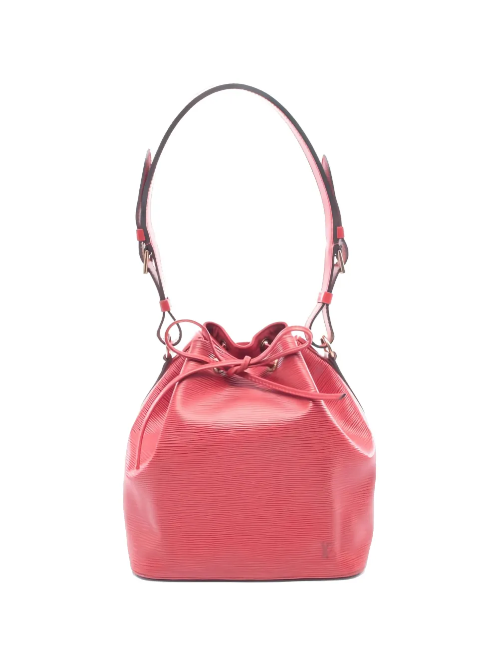 Louis Vuitton Pre-Owned 1994 Petit Noé leather bucket bag - Rosso
