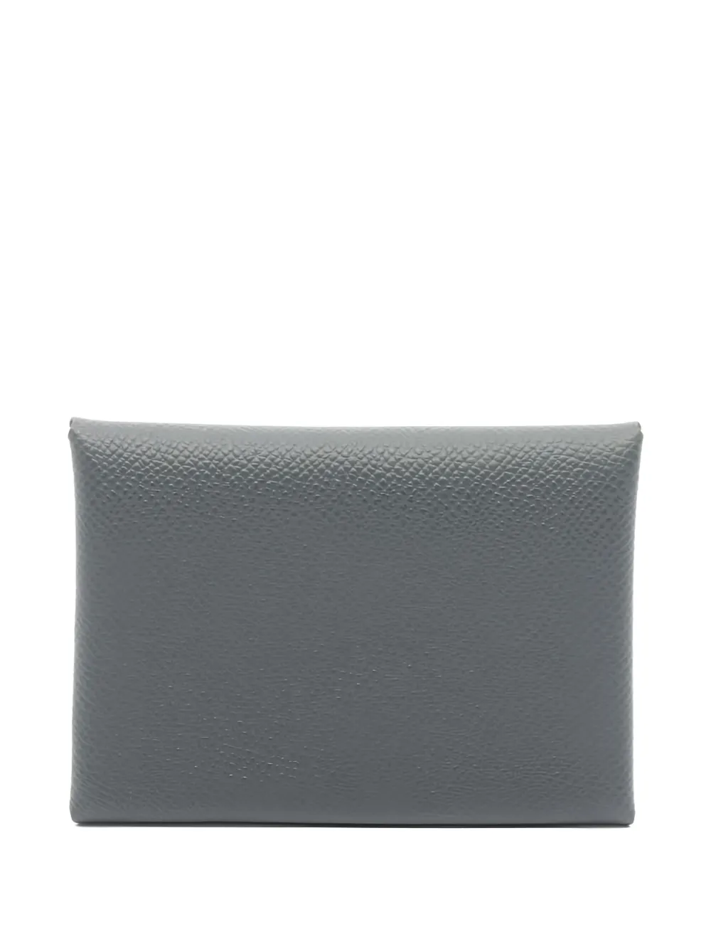Hermès Pre-Owned 2025 Calviduo textured coin purse - Grau