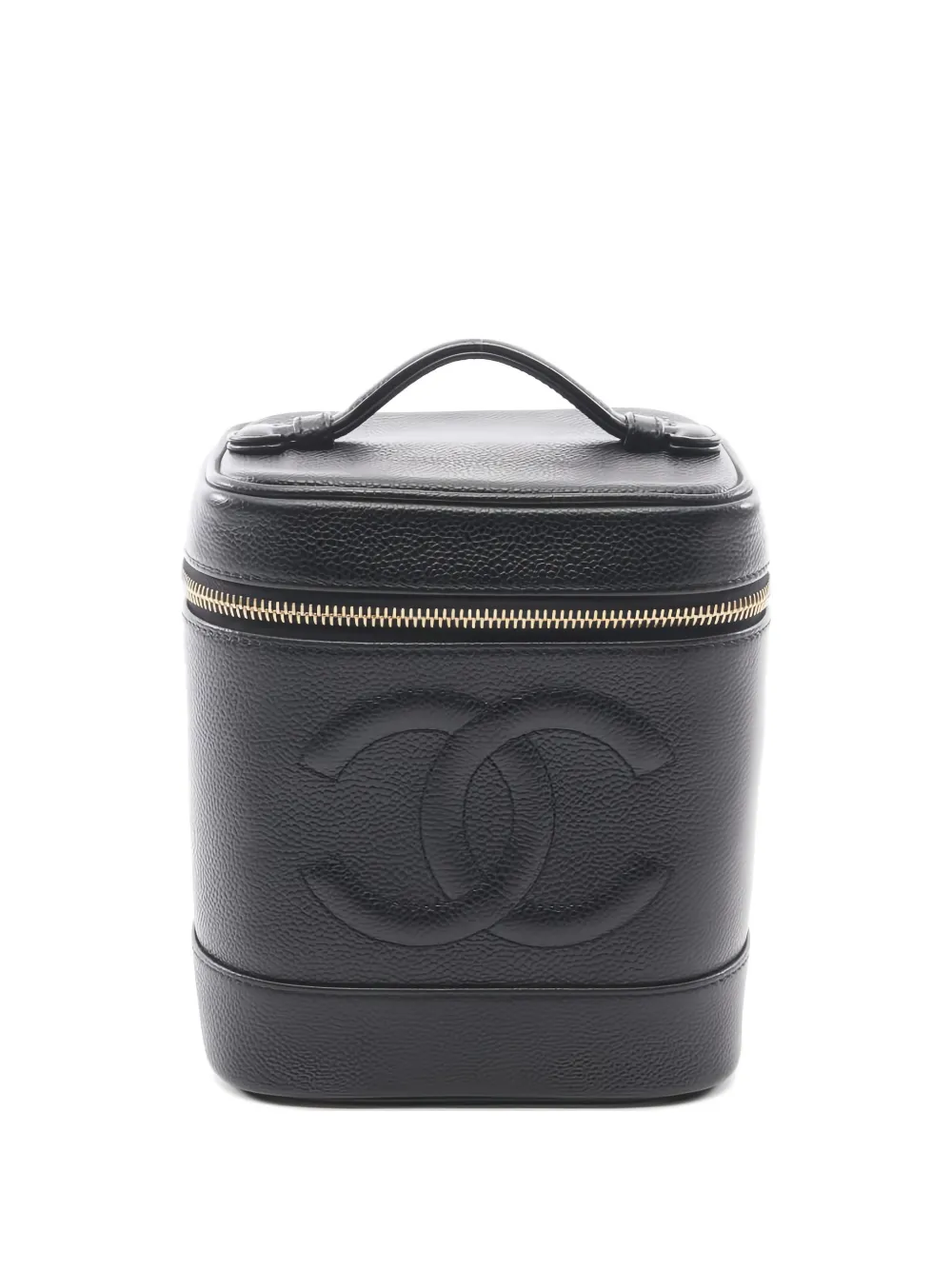 CHANEL Pre-Owned 2002-2003 coco-mark tote bag - Black