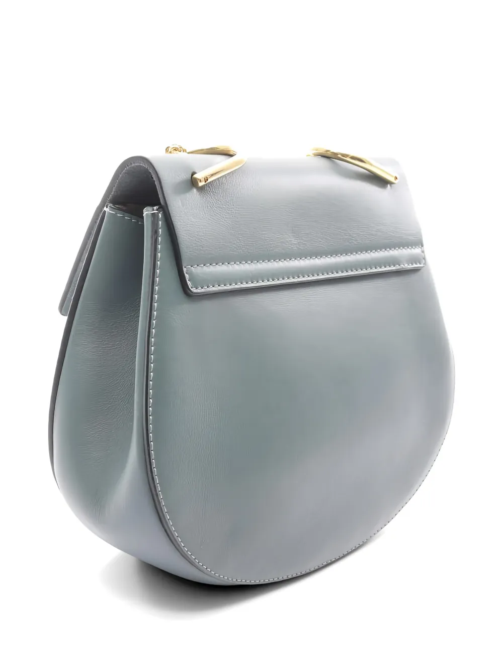  Chloé Pre-owned 2010s Drew Drew Chain-strap Leather Shoulder Bag - Blue 