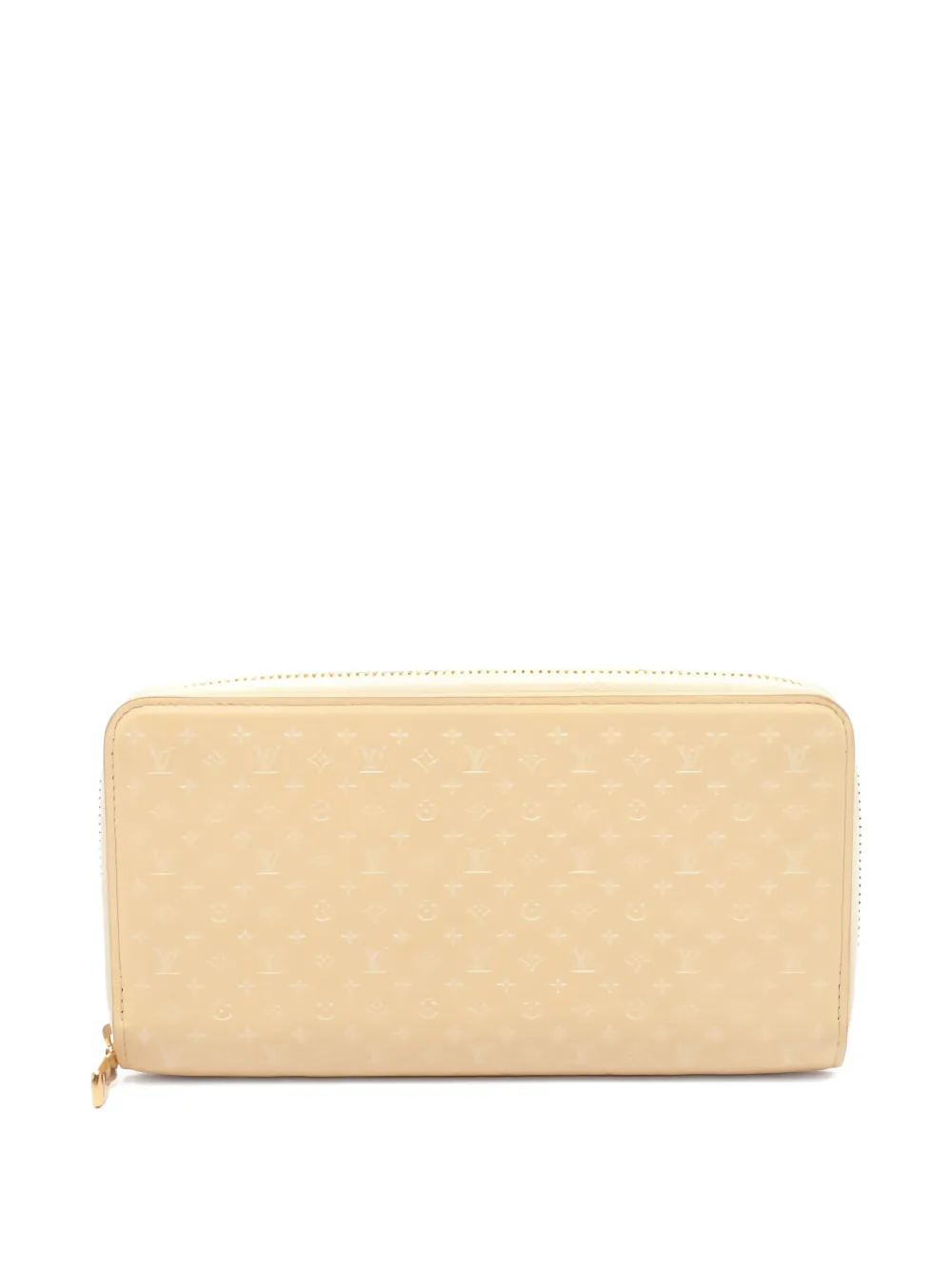 Louis Vuitton Pre-Owned 2010s zippy nanogram round zipper long wallet - Toni neutri