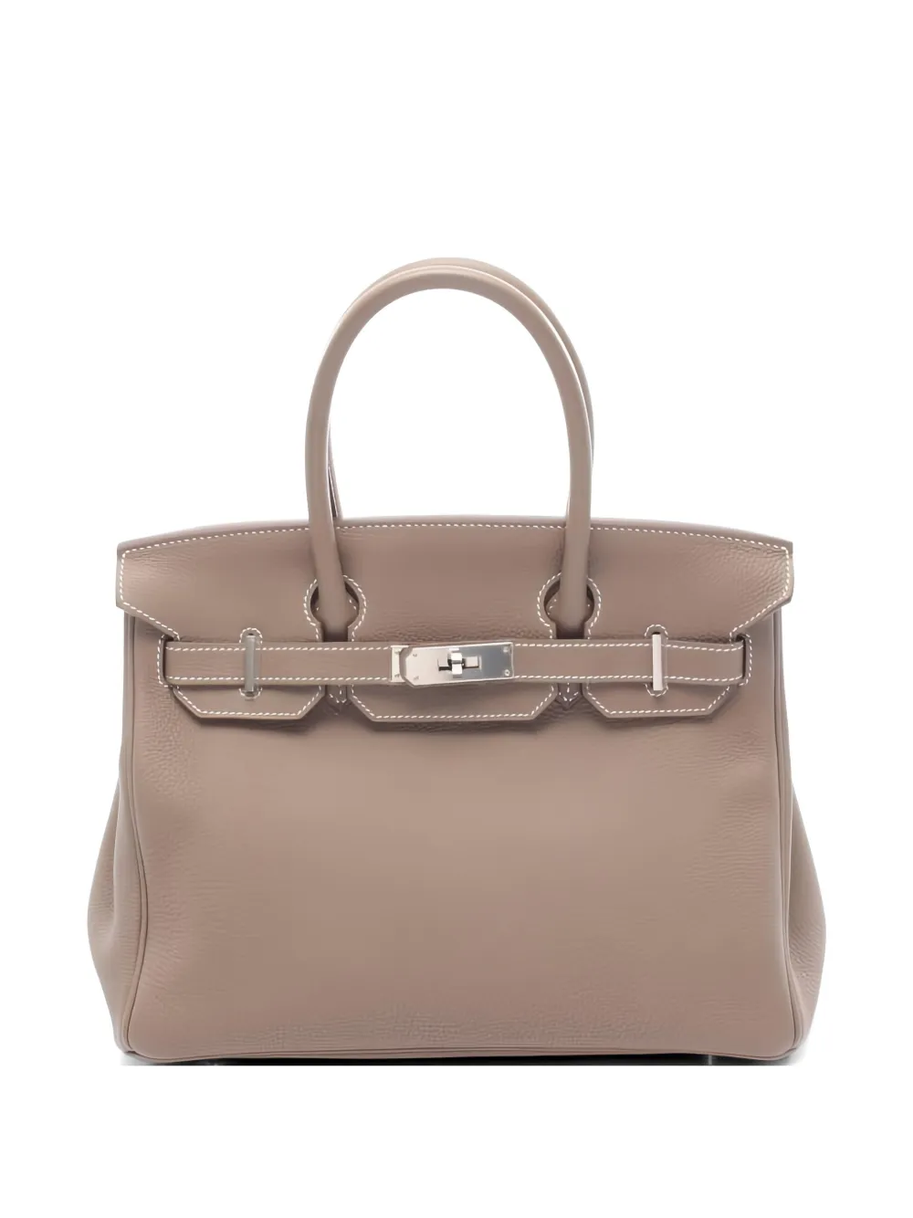 Hermès Pre-Owned 2017 Birkin 30 leather handbag - Marrone
