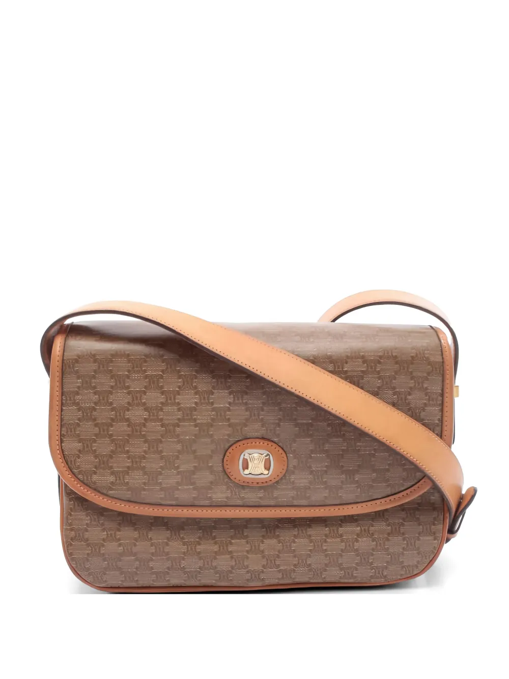 Celine Pre-Owned 2000s Macadam cross body bag - Toni neutri