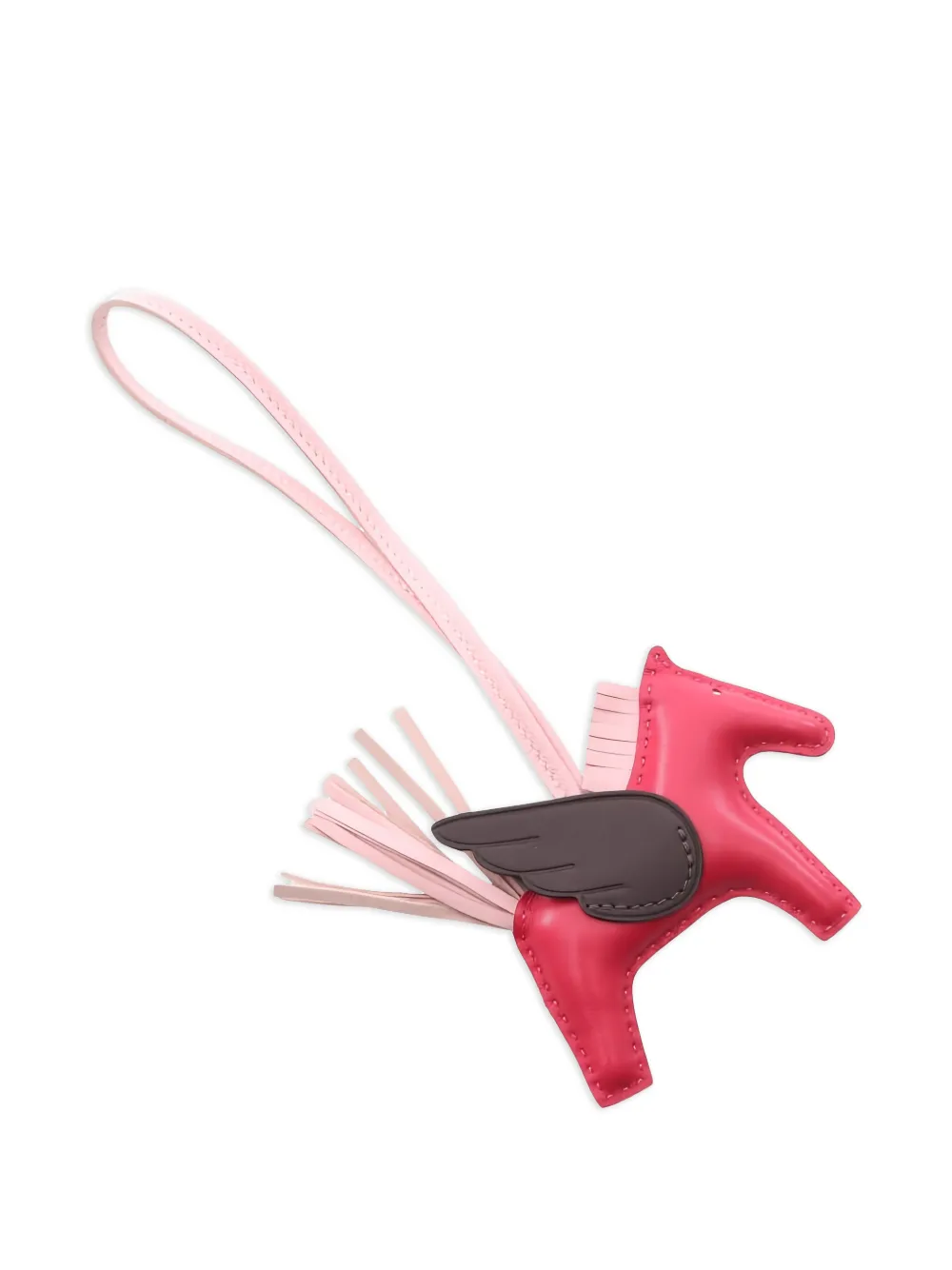 Hermès Pre-Owned 2025 PM Rodeo Pegase bag charm - Rosa