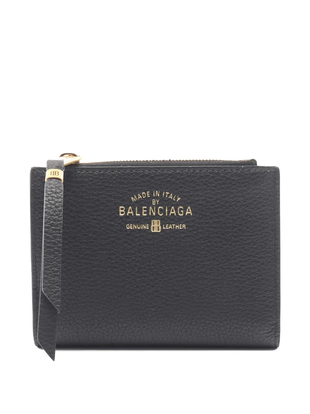 Balenciaga Pre-Owned 2020s Cash long leather cardholder - Nero