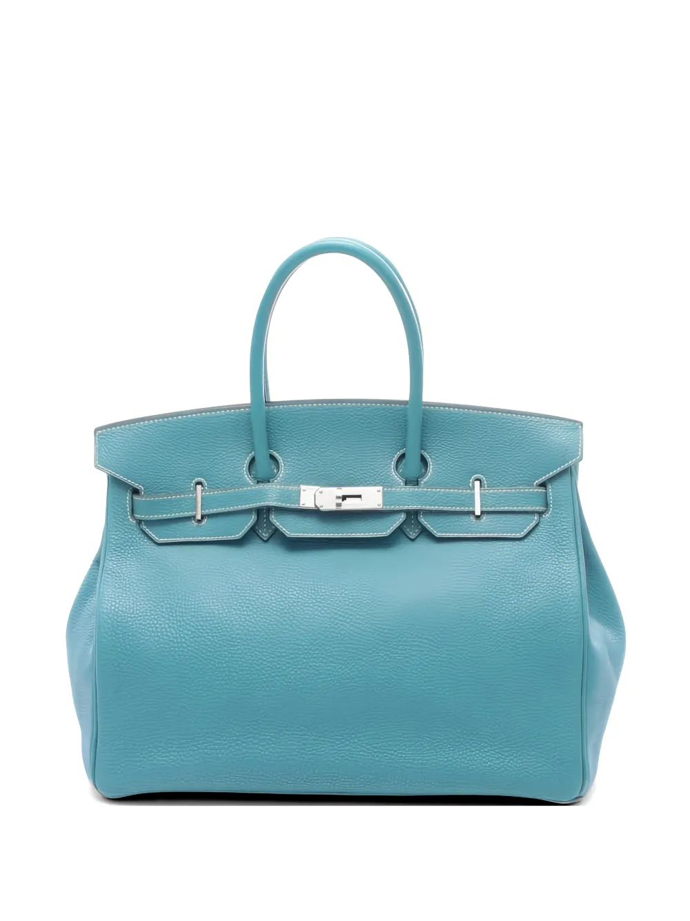 Hermès Pre-Owned 2004 35 Birkin Blue Jean tote bag