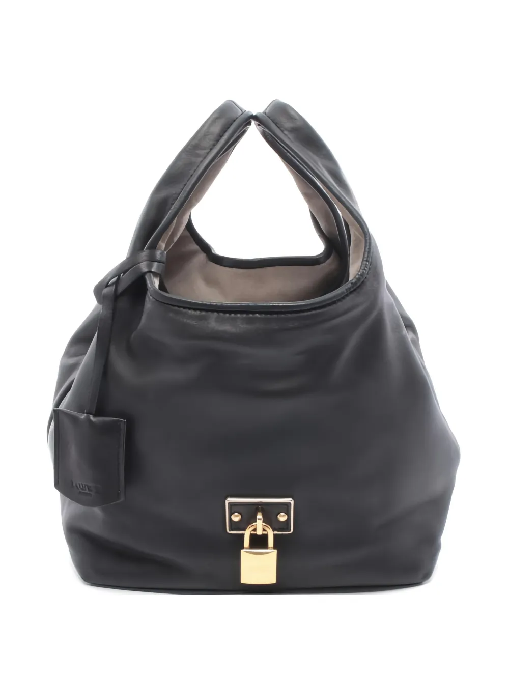 Loewe Pre-Owned 2000s Callier leather tote bag - Nero