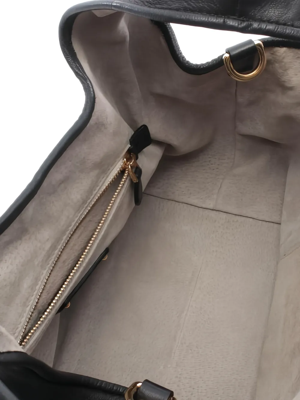  Loewe Pre-owned 2000s Callier Leather Tote Bag - Black 