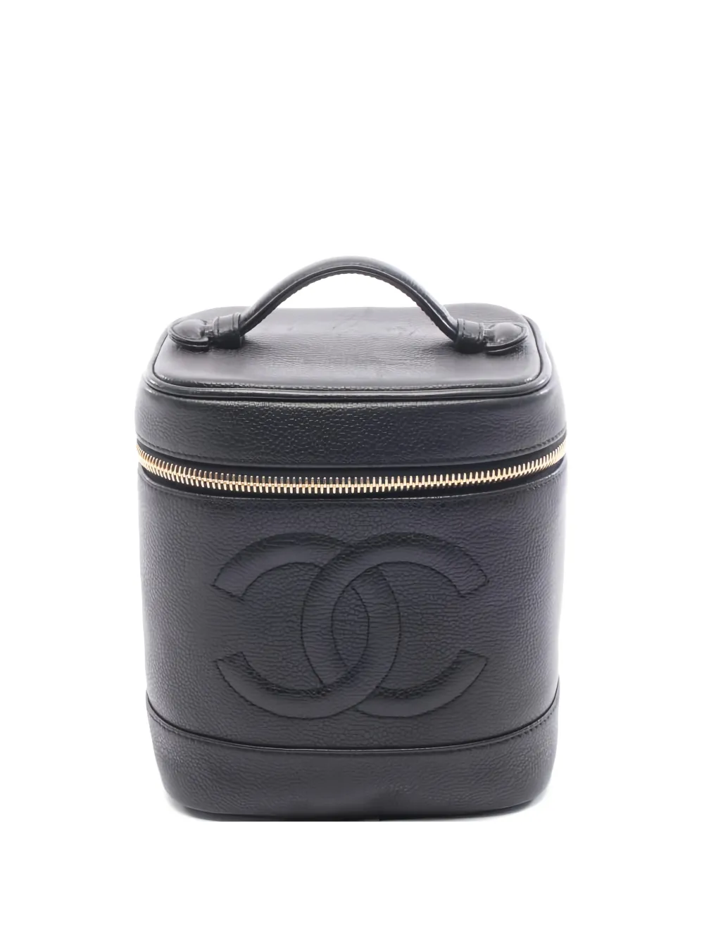 CHANEL Pre-Owned 1996-1997 CC vanity case - Black