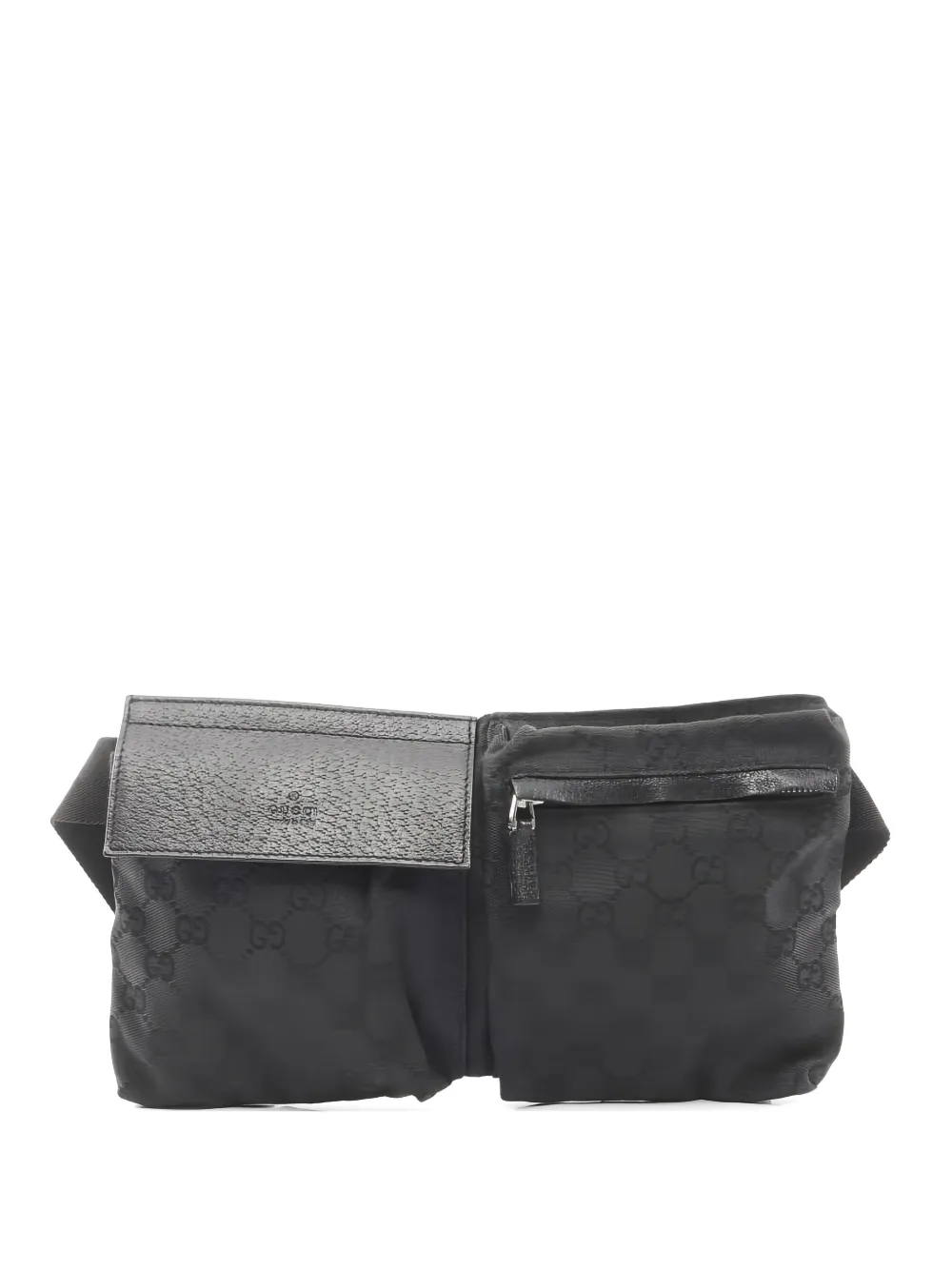 Gucci Pre-Owned 2000s GG canvas body bag waist belt bag - Nero