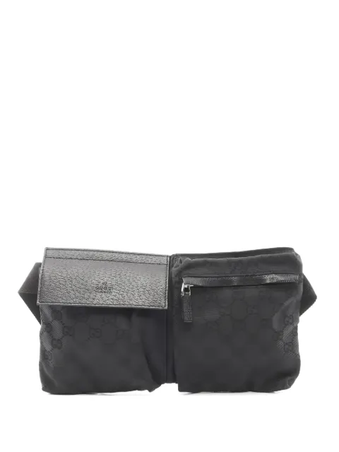 Gucci Pre-Owned 2000s GG canvas body bag waist belt bag