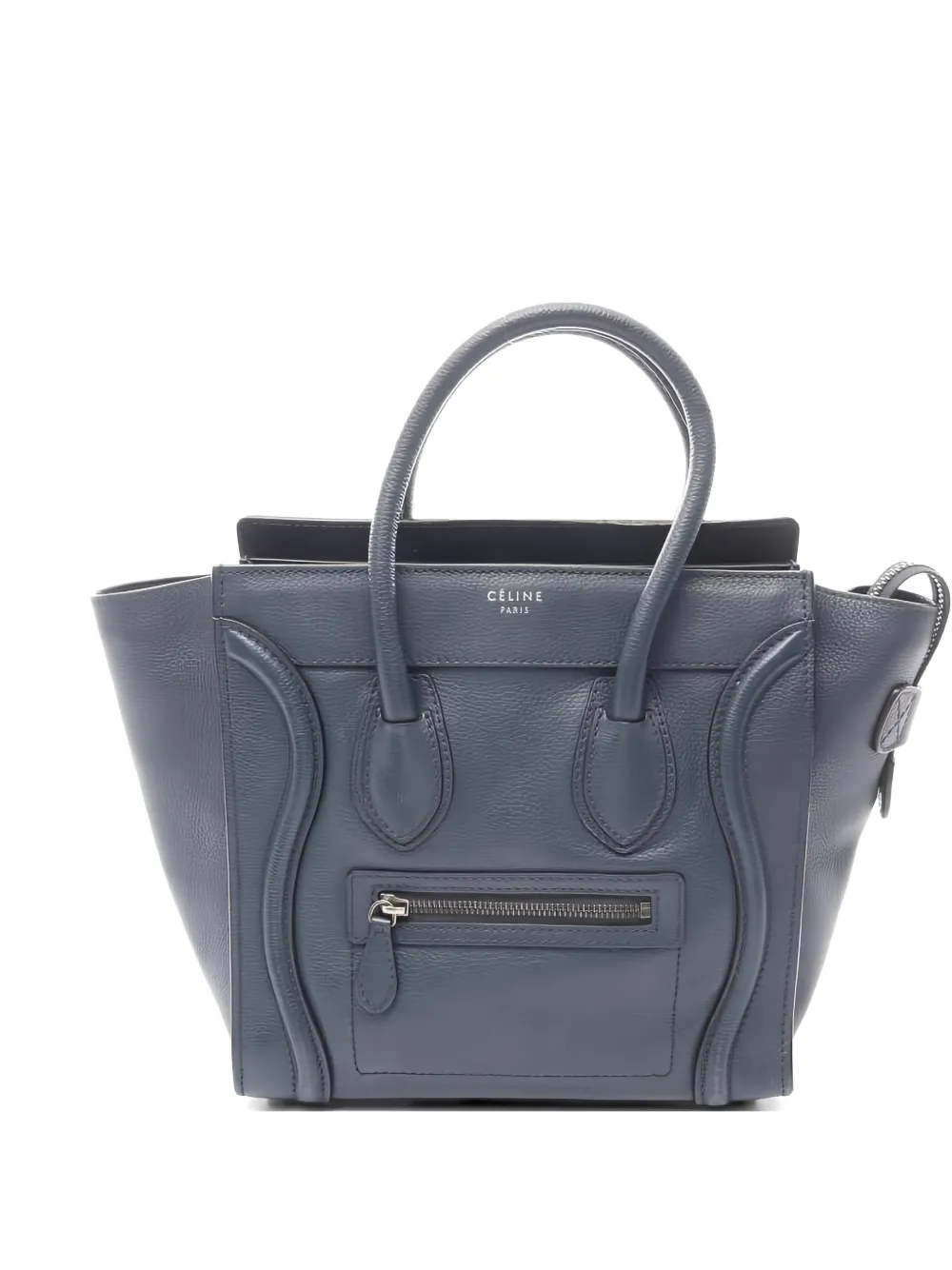 Celine Pre-Owned 2000s micro Luggage tote bag - Blu